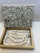  Mesbah African Bone Rosary engraving مسباح عضم منقوش خراطة مصر 