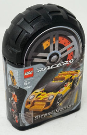 2005 LEGO RACERS STREET MANIAC RACE CAR #8644 NEW IN CASE RETIRED Tiny Turbos