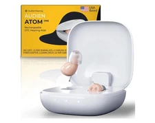 Audien Atom One OTC Hearing Aids Wireless Rechargeable Clear Sound Discreet Fit