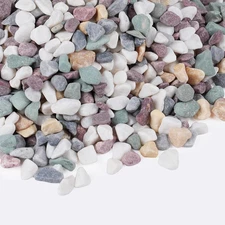 10 Lbs Natural Pea Gravel Pebbles for Aquarium, Fish Tank, 3/8 Inch Decorative P