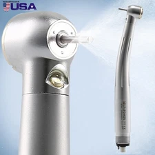SELF-POWER Dental Fiber Optic High Speed Turbine Handpiece LED E-generator 4Hole