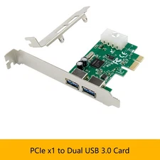PCIe x1 to Dual USB3.0 5Gbps Industrial Controller Expansion Card NEC720200