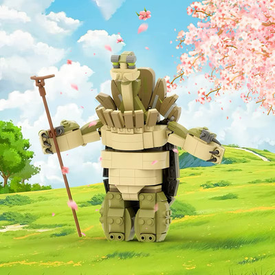 MOC Kung Fu Panda Master Oogway Figuren Bausteine 401 Teile Spielzeug Bauspielzeug