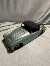 BC Bandai Austin Healey Tin Friction Toy Vintage Blue Black Works Japan Metal
