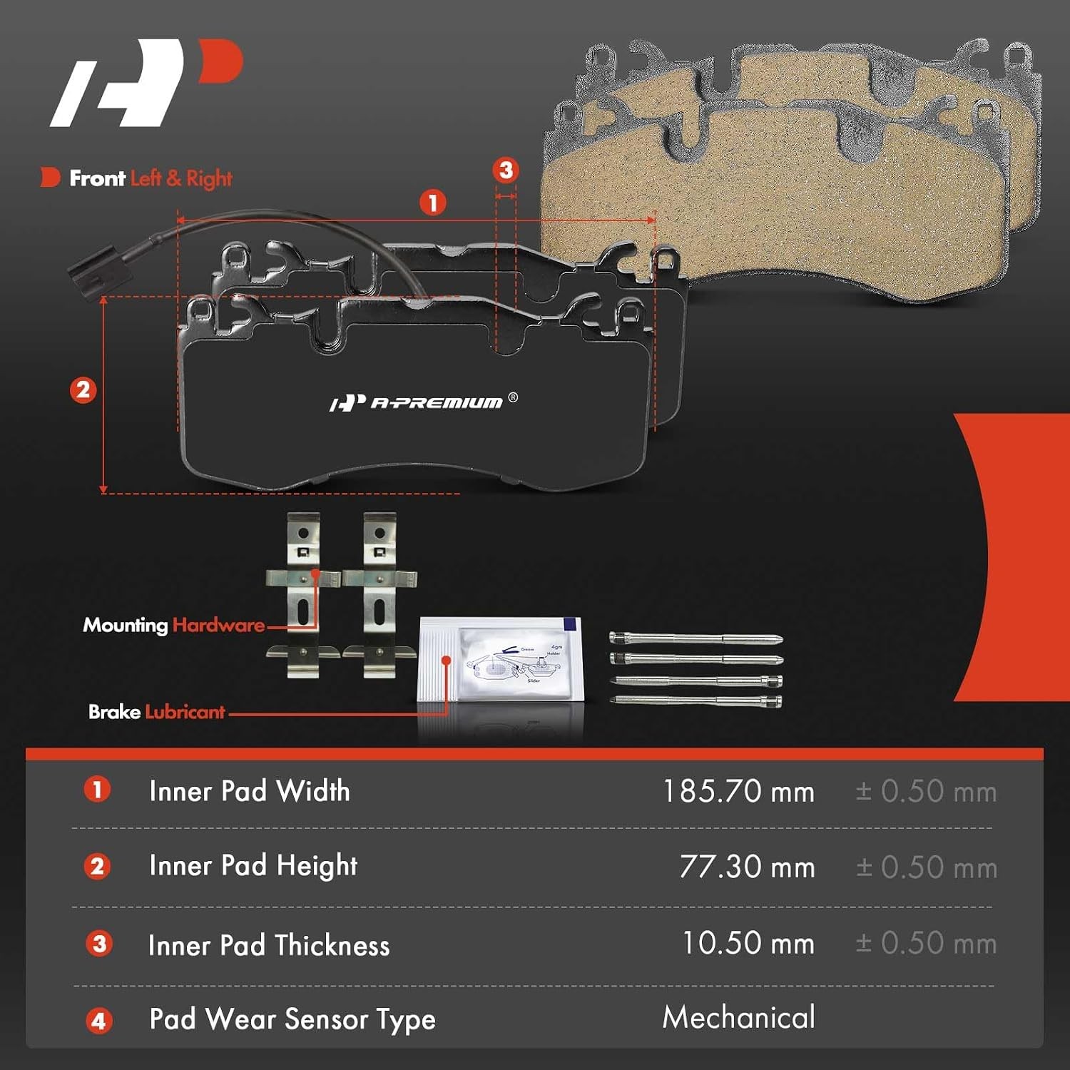 Maserati Levante 2017-2020 Front Brake pad