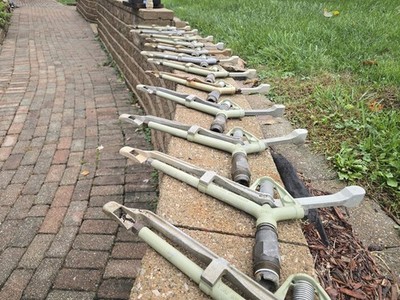 RAIN BIRD TURF BIRD IMPACT SPRINKLER HEADS 808 FULL ROTATION HIGH VOLUME RATE