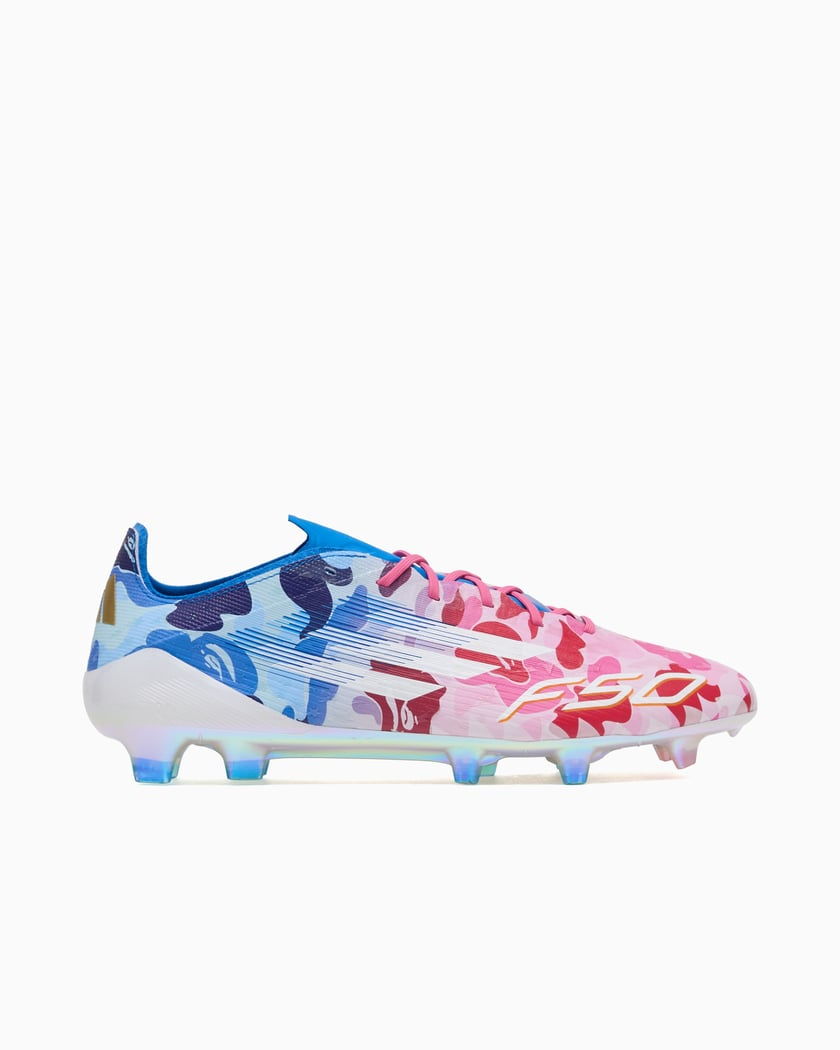A Bathing Ape × Adidas F50 Elite Fg Clear Pink JS0573 Men's Size