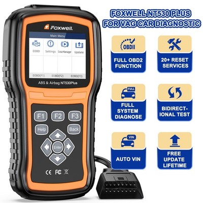 FOXWELL NT530 Plus for Audi/VW Bidirectional OBD2 Scanner All System Diagnostic