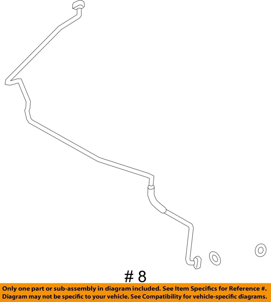 Труба шланга кондиционера Porsche 991 911 GT3 RS 99157310580 2016 2017 2018 2019 OEM - Изображение 4 из 4