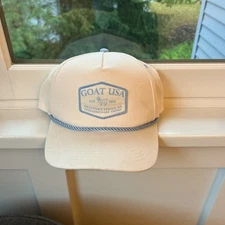 GOAT USA Lazy Chillin' A-Frame Hat, Blue, White