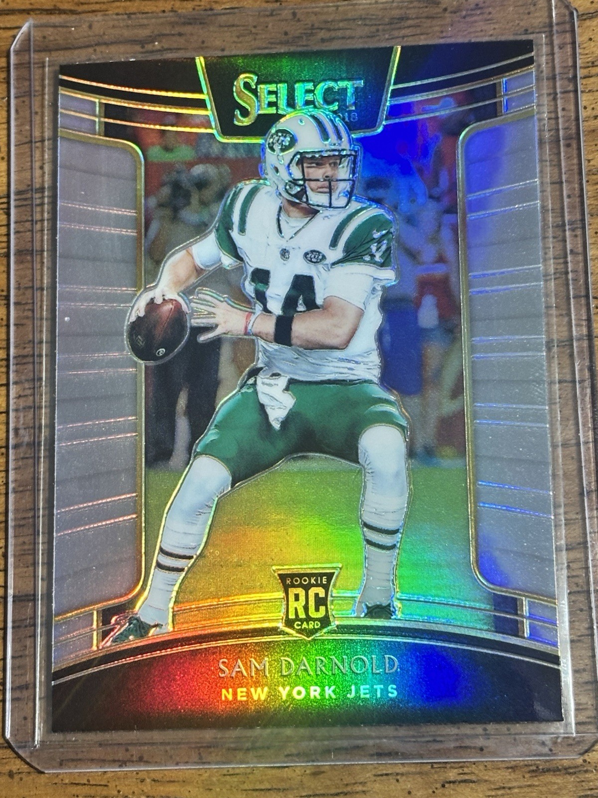 2018 Panini Select Concourse Sam Darnold #18 Silver Prizm Rookie Seahawks RC