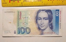 1991 Germany 100 Deutsche Mark Note; Pick 41b *Circulated*