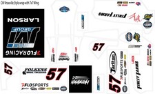 Kyle Larson Themed Custom Works RC Sprint Car Wrap with Gloss Laminate