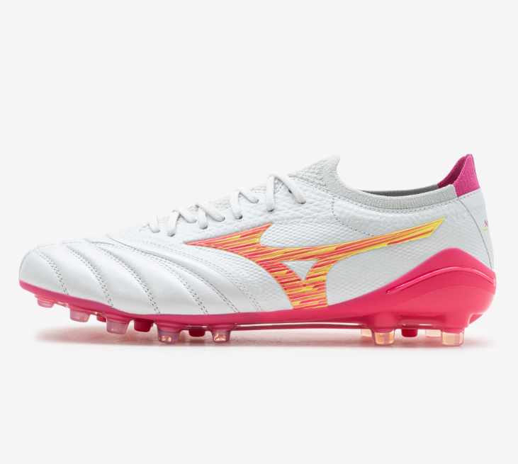 Mizuno Morelia Neo IV β Japan AG Soccer Cleats White Pink Tetra
