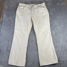 Polo Ralph Lauren Pants Mens 40x30 Beige Corduroy 5 Pocket Casual Jeans