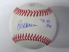 BOB HORNER BASEBALL GREAT AUTOGRAPH BASEBALL INSCRIBED 78 NL ROY  COA FREE SHIP!