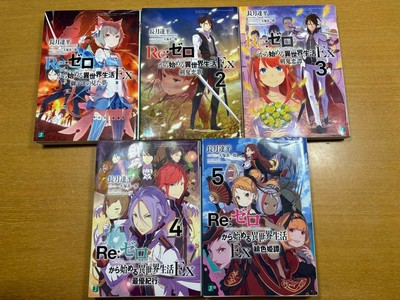 Re:Zero Ex Vol.1-6 Complete Full Set Japanese Ver Light Novel