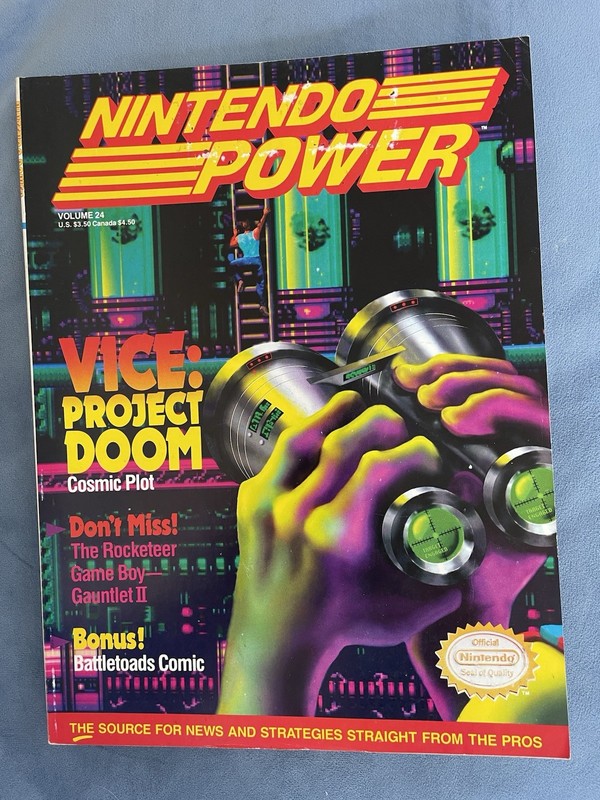 Nintendo Power Magazine Volume 24 Tips From The Pros May 1991 Gauntet II