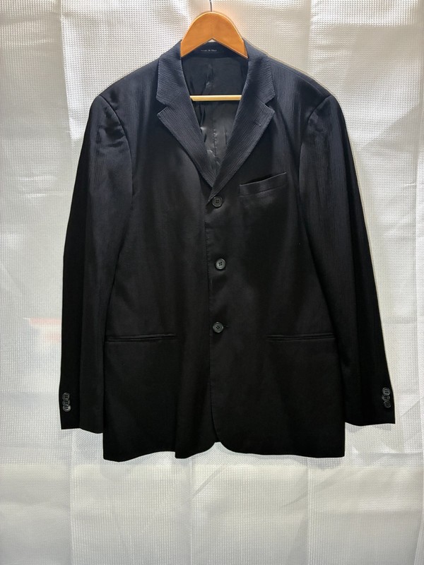 Emporio Armani Black Blazer Jacket Size 40 Made in Italy