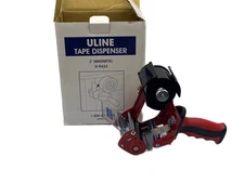 NEW IN BOX Uline 3” Adjustable Magnetic Tape Dispenser H-9433