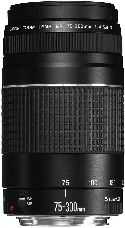 Canon Objektiv EF 75-300 mm F/4-5,6 III für EOS Spiegelreflexkamera zB 850D 90D