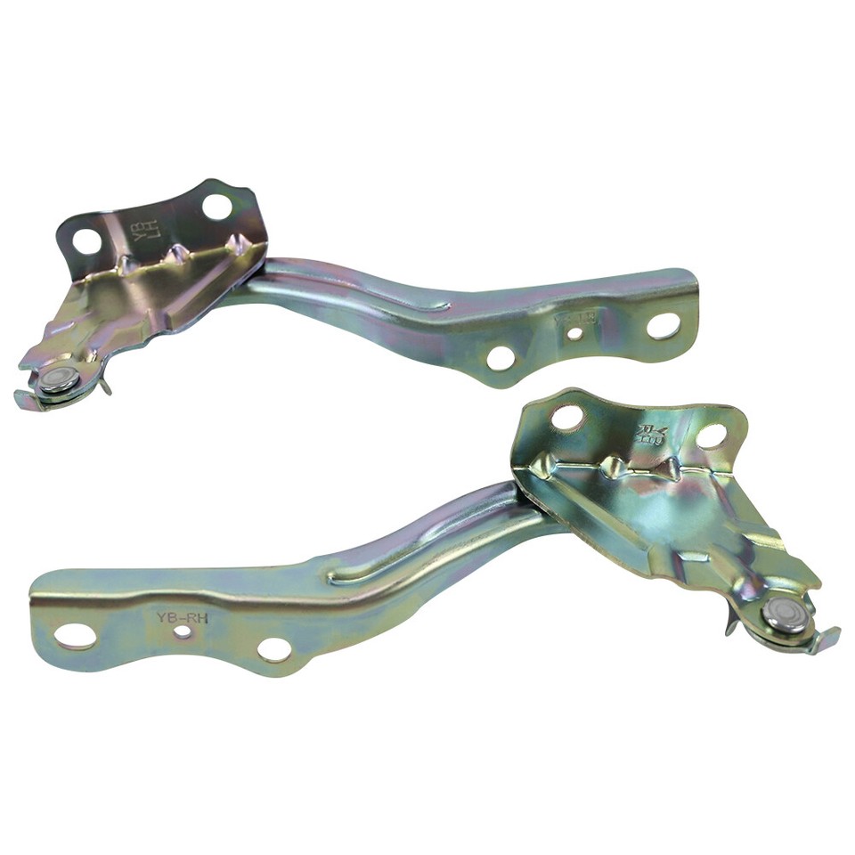 Hood Hinges Set Of 2  Driver &amp; Passenger Side Sedan Left Right For Kia Rio Pair