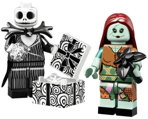 LEGO JACK SKELLINGTON & SALLY DISNEY SERIES 2 minifigs 71024 halloween christmas - Picture 1 of 1