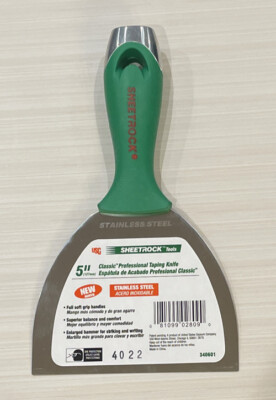 USG Classic Professional Sheetrock Taping Knife 5'' Stainless Steel