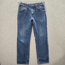 VINTAGE Dickies Men Jeans 32x34 Blue Denim Work Wear Straight