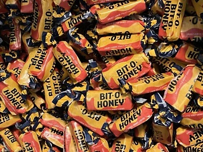 PEARSON'S Bit O Honey 2 POUND LB Classic Retro Bulk Candy FREE SHIPPING Bit-O-Honey