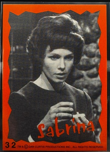 Tarjetas coleccionables Dark Shadows 1983 borde naranja ~ Barnabas casi nuevo+ - Imagen 56 de 152