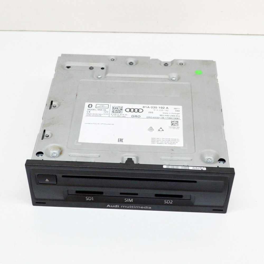 Audi / A3 / 8V / MMIユニット