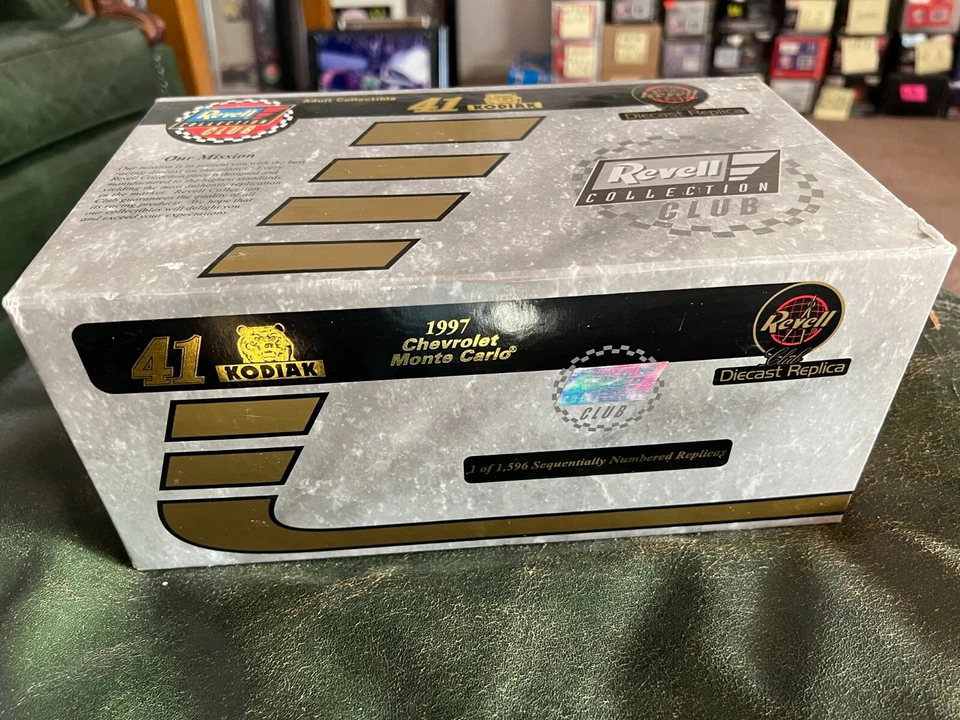 NASCAR STEVE GRISSOM KODIAK #41 1997 CHEVY MONTE CARLO  1/24 SCALE w/COA - Image 3 of 4