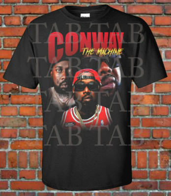 Conway The Machine GRISELDA T-Shirt 90s Style Bootleg Hip Hop Rap 
