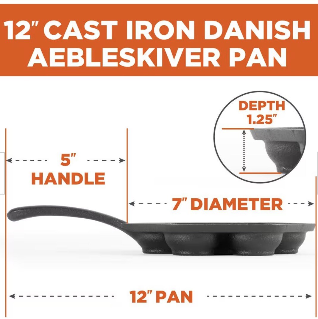 Bethany Housewares Aebleskiver Pan