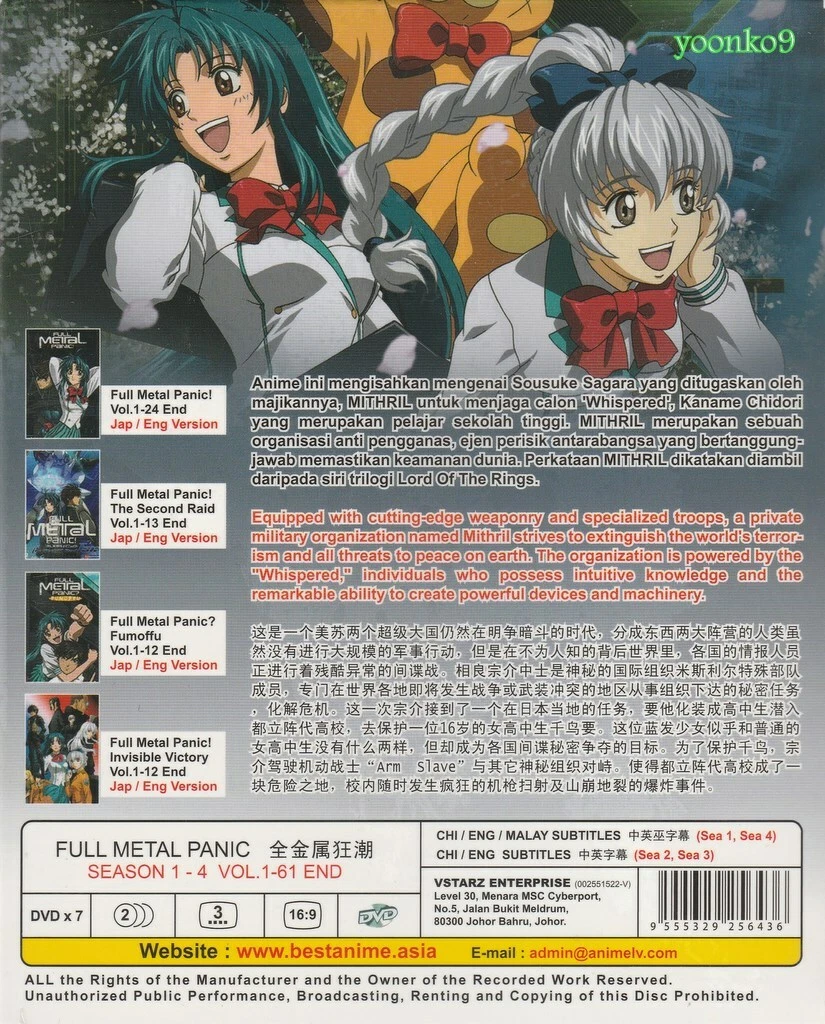 Full metal hotsell panic english dub