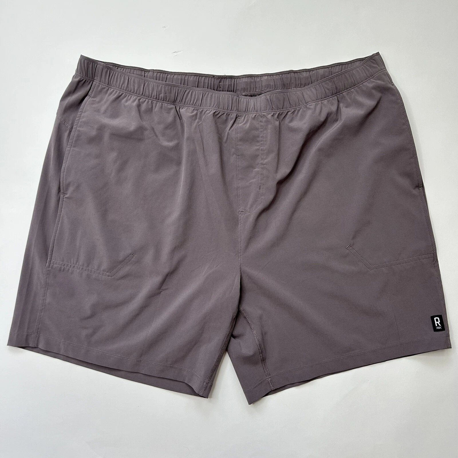RHONE Essentials 7" Training Shorts Unlined Men's XXL Shark Gray Gym Workout