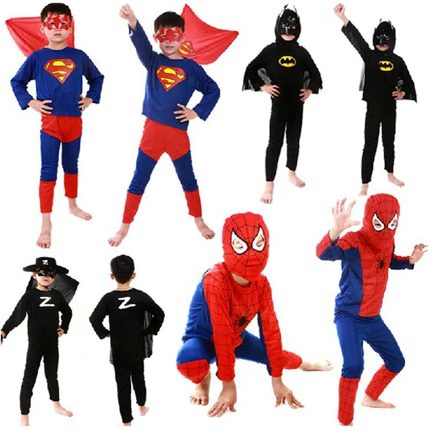 COSTUMI CARNEVALE SUPEREROI completi vestiti adulti Superman Batman copia  Mascot EUR 74,99 - PicClick IT