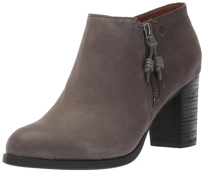 Sperry Top-Sider Womens Dark Grey Dasher Lille Ankle Fashion Bootie STS80148 NIB