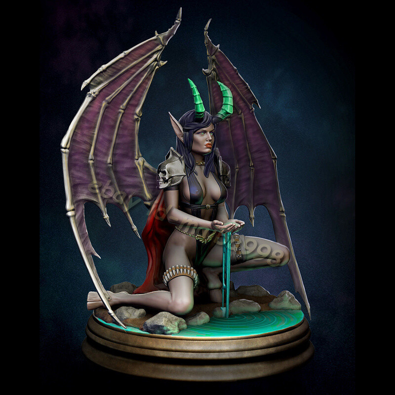 Dreadlord Jaina 3D Print Garage Kit Figure Model Kit Unpainted