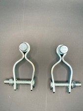 GALVANIZED CHAIN LINK FENCE GATE POST HINGE 3/8  x 5/8  2 EACH