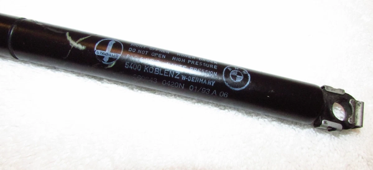 BMW E32 GENUINE FACTORY STABILUS GAS PRESSURIZED HOOD SPRING  
