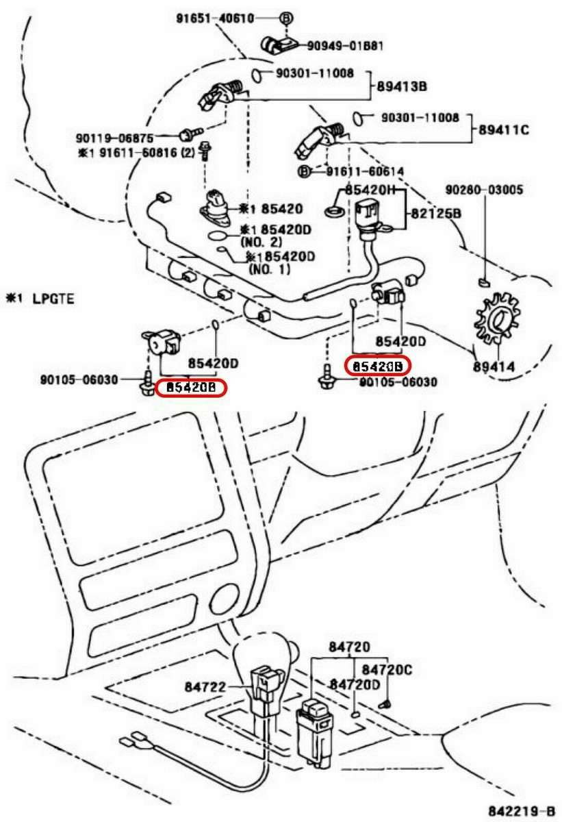 Genuine Toyota Parts - Solenoid Assy, Trans (85420-21090