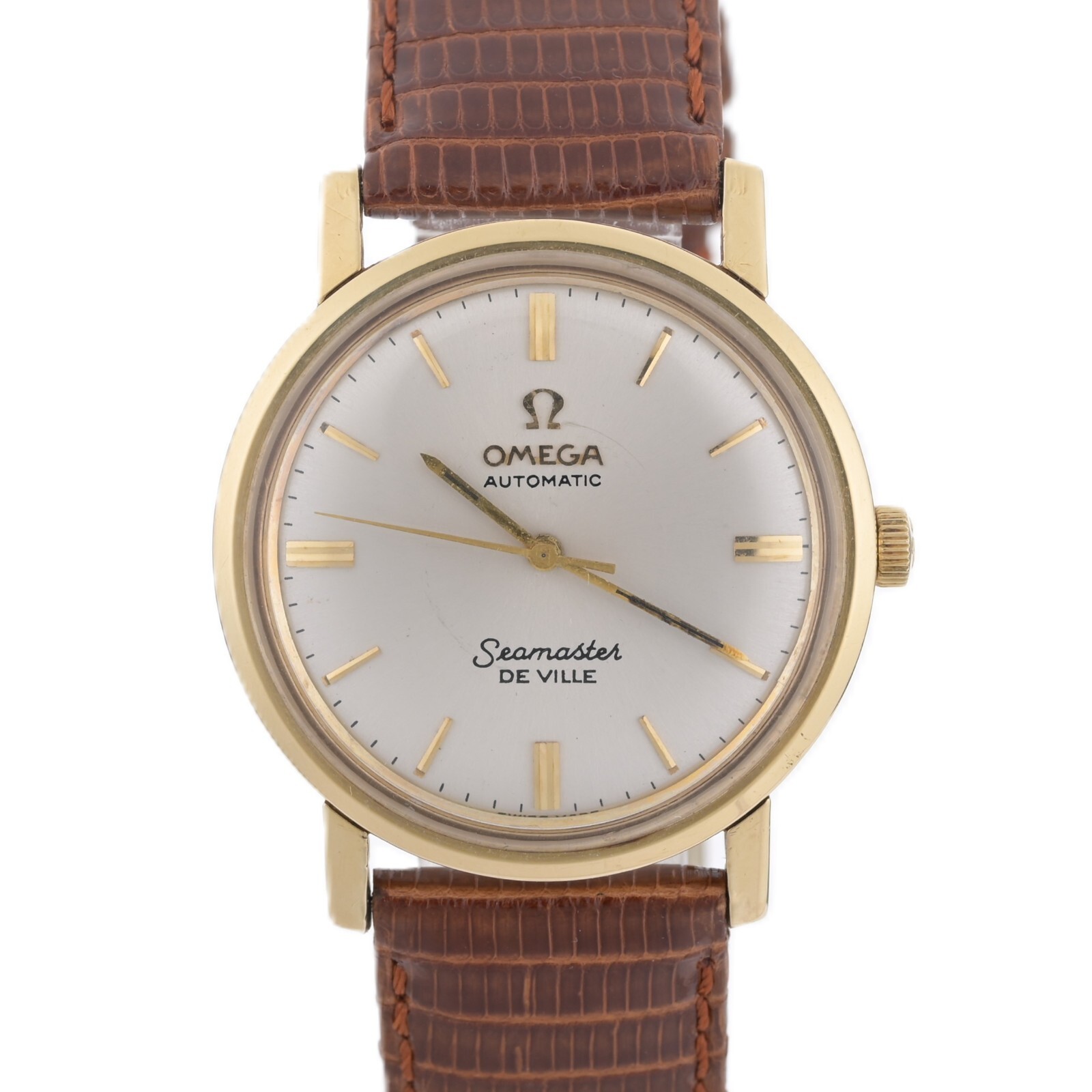 omega seamaster deville 14k gold
