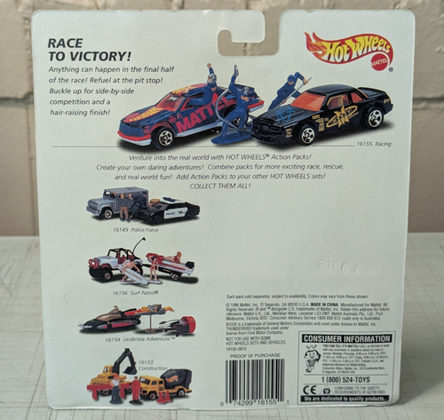 Hot Wheels Action Pack Racing T-Bird & Buick Stocker 1/64 NEW 1996 - Picture 7 of 7
