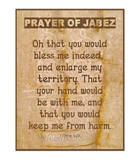 Prayer of Jabez Refrigerator Fridge Gift Magnet Free Shipping
