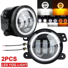 Clear Lens Fit For Dodge Challenger Charger Bumper Driving Fog Light Lamps