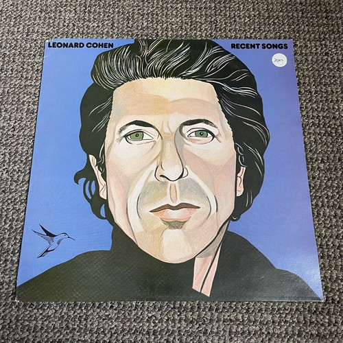 Leonard Cohen – Recent Songs Vinyl Record FIRST UK Pressing BLACK 1979
