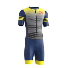 TRI SUIT for men Padded Bicycle Men half sleeve top short Triathlon Crossedge