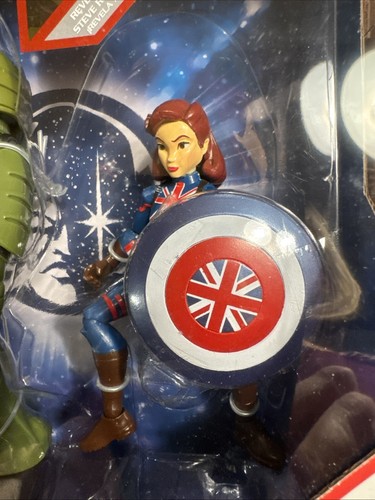 Disney Store Marvel Captain Carter and The Hydra Stomper Action Set Toybox NEW- - Picture 3 of 4